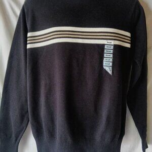 Mens Crewneck Sweater Small Black NWT